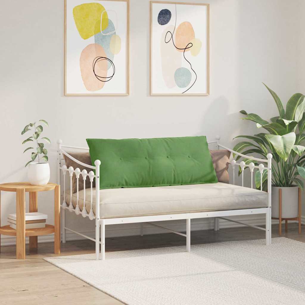 vidaXL Poduszka na plecy Jasnozielony 120 x 50 cm Tkanina sztruksowa