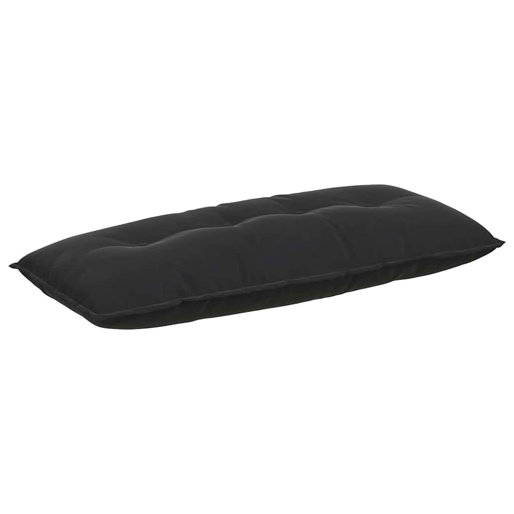 vidaXL Poduszka na plecy Czarny 120 x 50 cm Tkanina sztruksowa