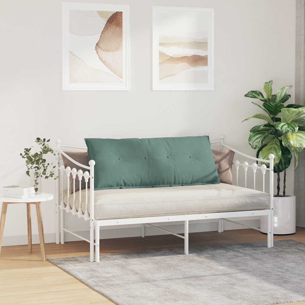 vidaXL Poduszka na plecy Zielony morski 120 x 50 cm Tkanina sztruksowa