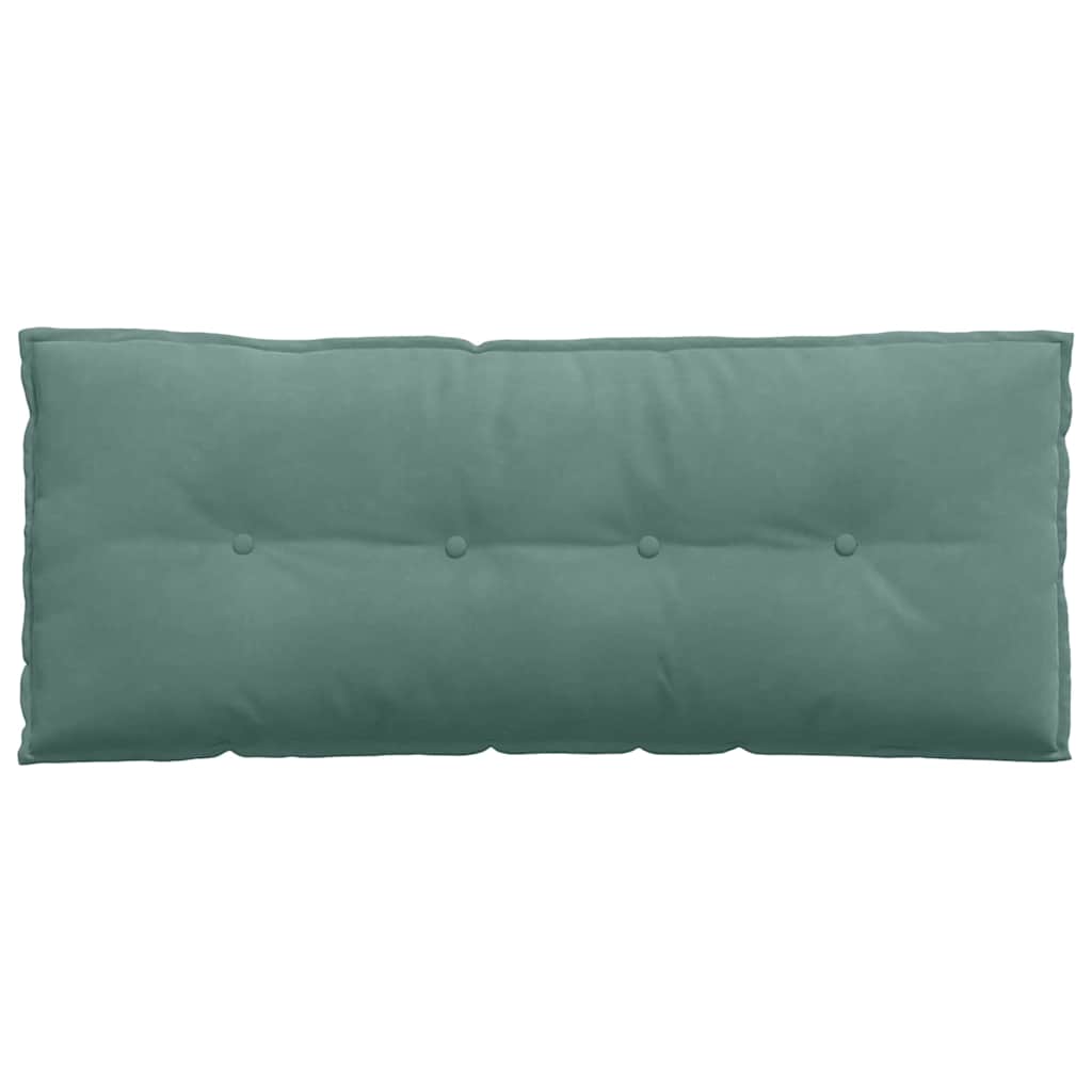 vidaXL Poduszka na plecy Zielony morski 120 x 50 cm Tkanina sztruksowa