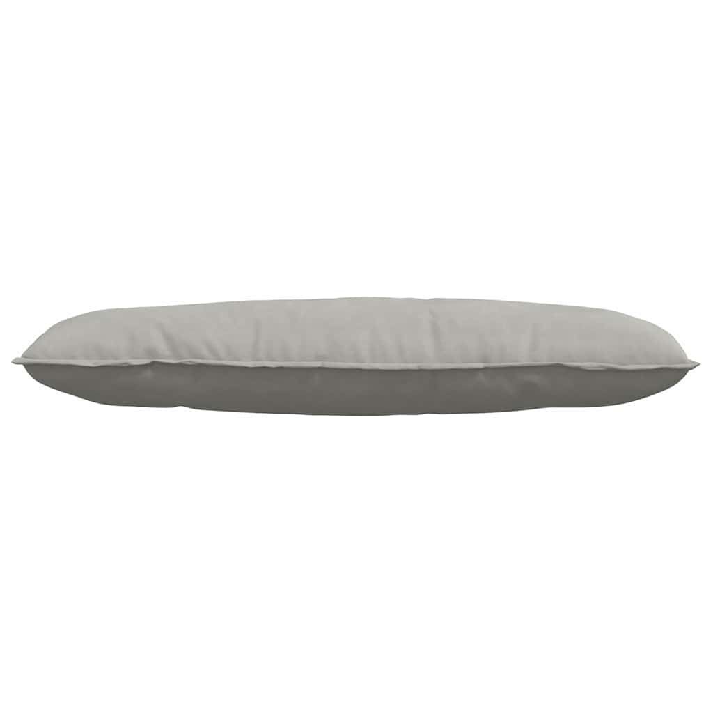 vidaXL Poduszka na plecy Jasnoszary 120 x 50 cm Tkanina mikrofibrowa