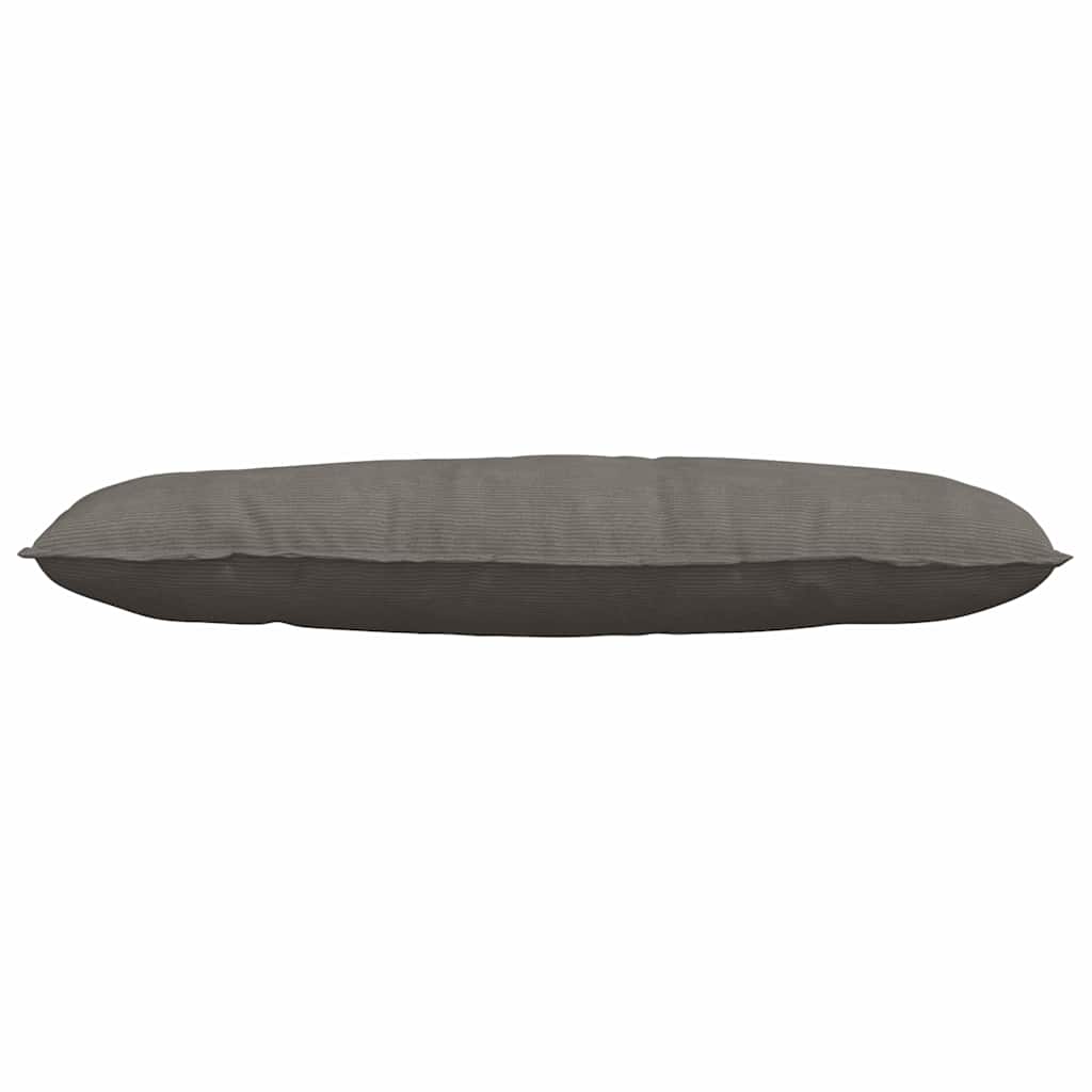 vidaXL Poduszka na plecy Jasnoszary 120 x 50 cm Tkanina sztruksowa