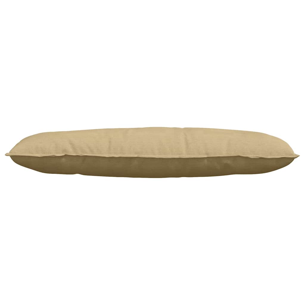 vidaXL Poduszka na plecy Szary zielony 120 x 50 cm Tkanina sztruksowa