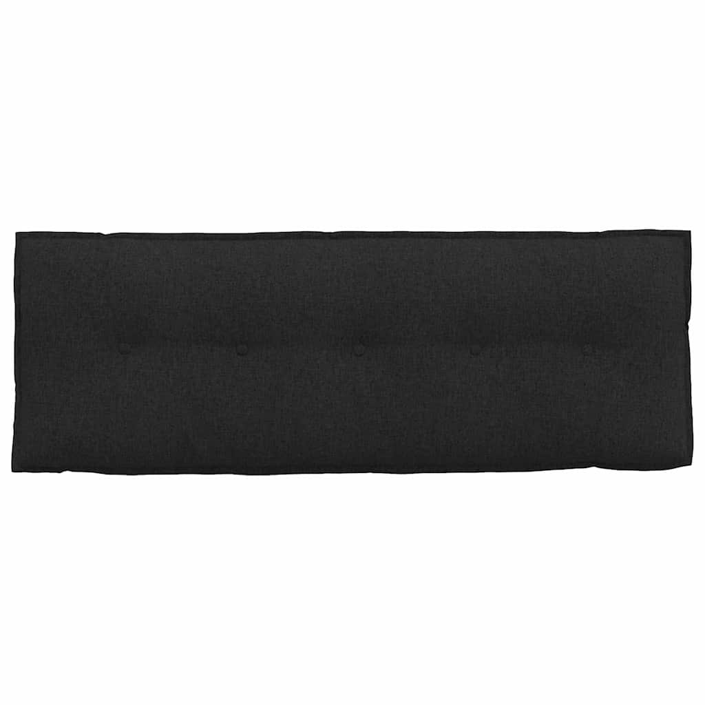 vidaXL Poduszka na plecy Czarny 140 x 19 x 50 cm tkanina