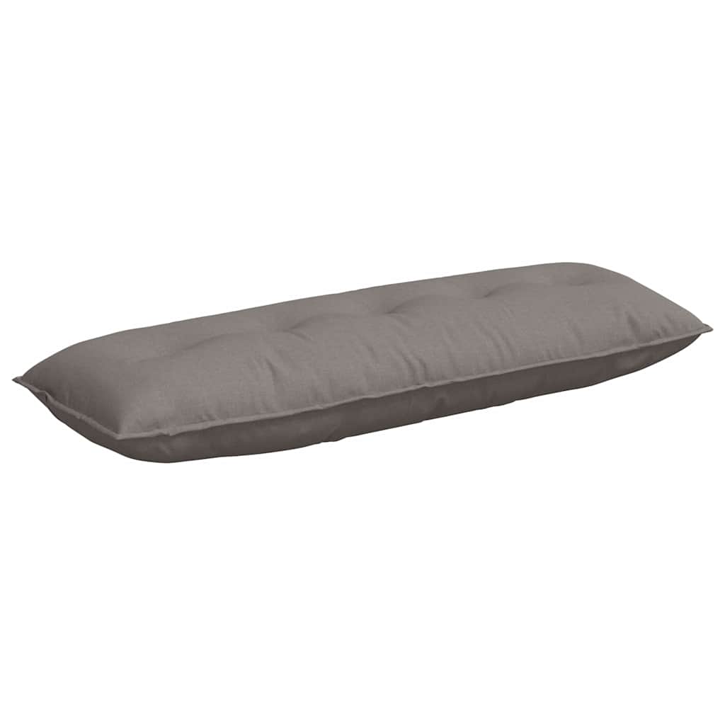 vidaXL Poduszka na plecy Ciemnoszary 140 x 19 x 50 cm tkanina
