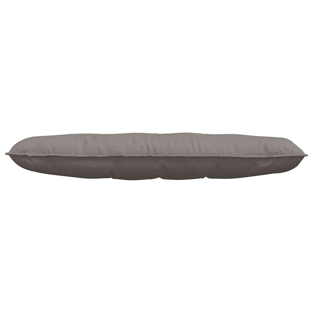 vidaXL Poduszka na plecy Ciemnoszary 140 x 19 x 50 cm tkanina