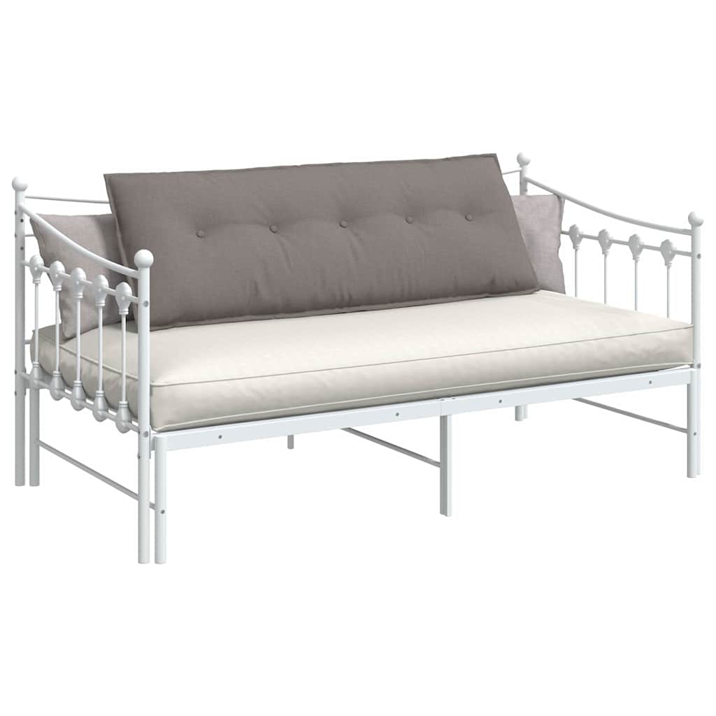 vidaXL Poduszka na plecy Ciemnoszary 140 x 19 x 50 cm tkanina