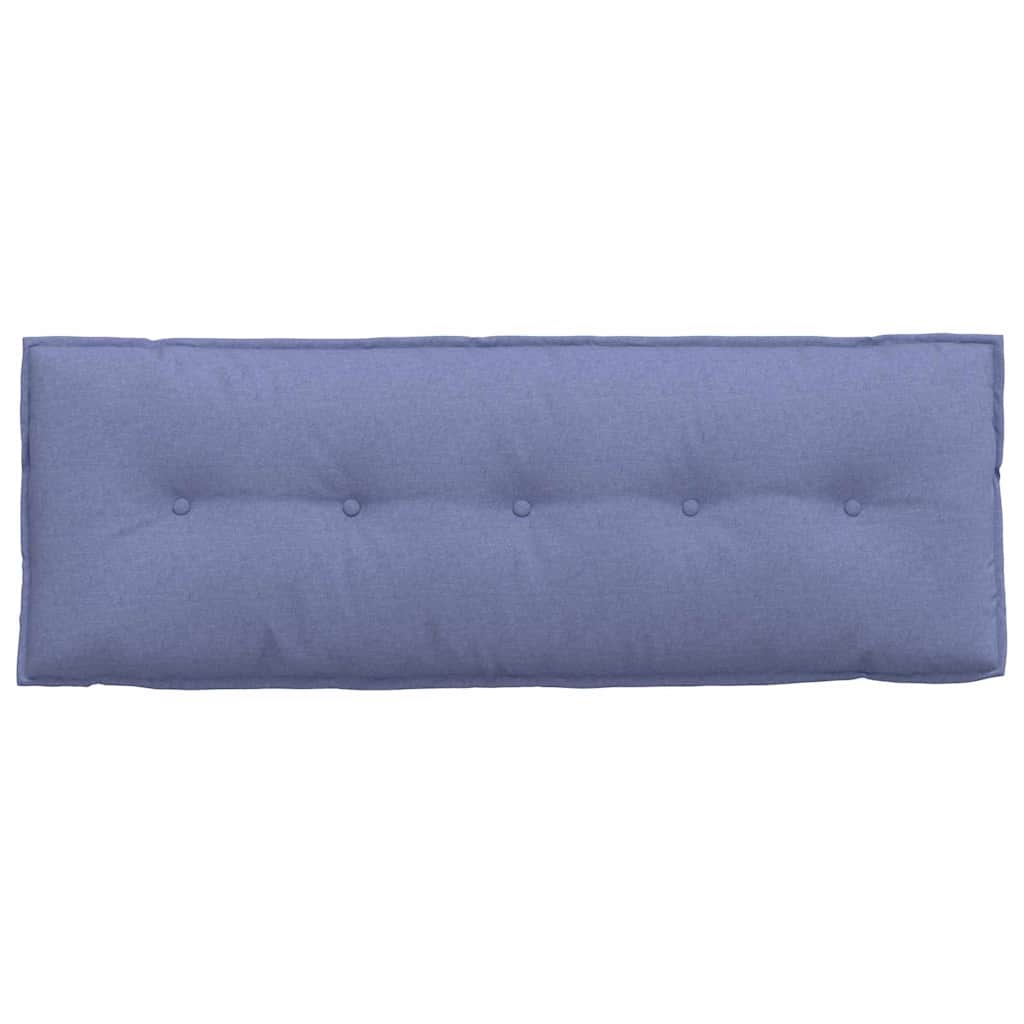 vidaXL Poduszka na plecy Niebieski dżins 140 x 19 x 50 cm tkanina