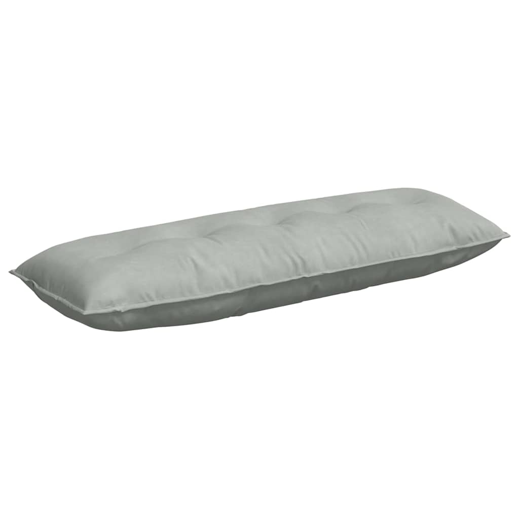 vidaXL Poduszka na plecy Jasnoszary 140 x 50 cm Tkanina sztruksowa