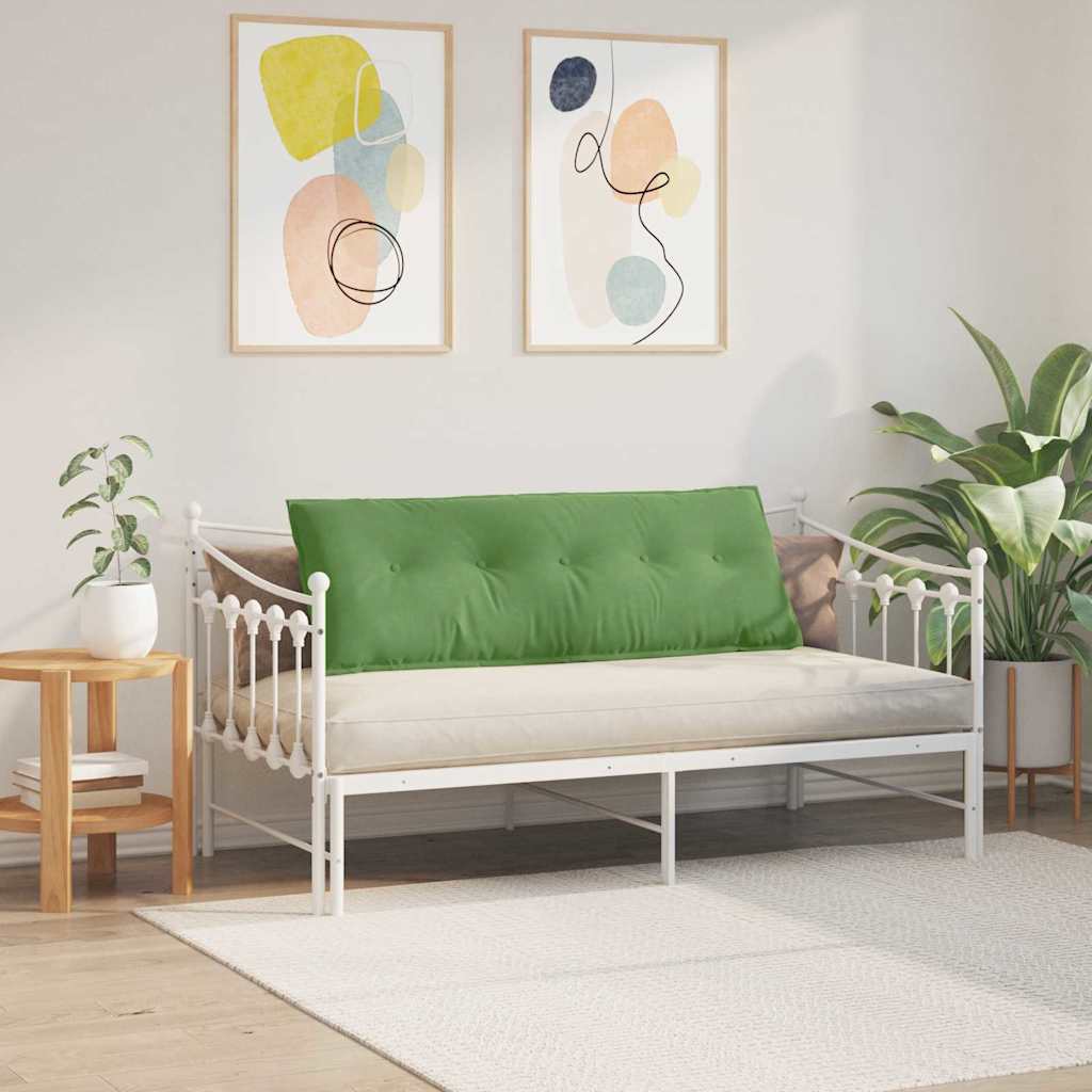 vidaXL Poduszka na plecy Jasnozielony 140 x 50 cm Tkanina sztruksowa
