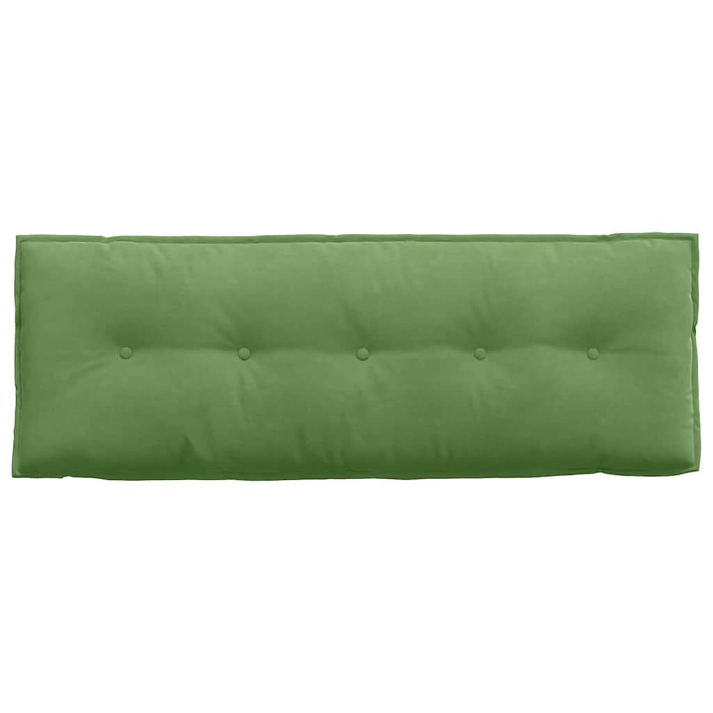 vidaXL Poduszka na plecy Jasnozielony 140 x 50 cm Tkanina sztruksowa