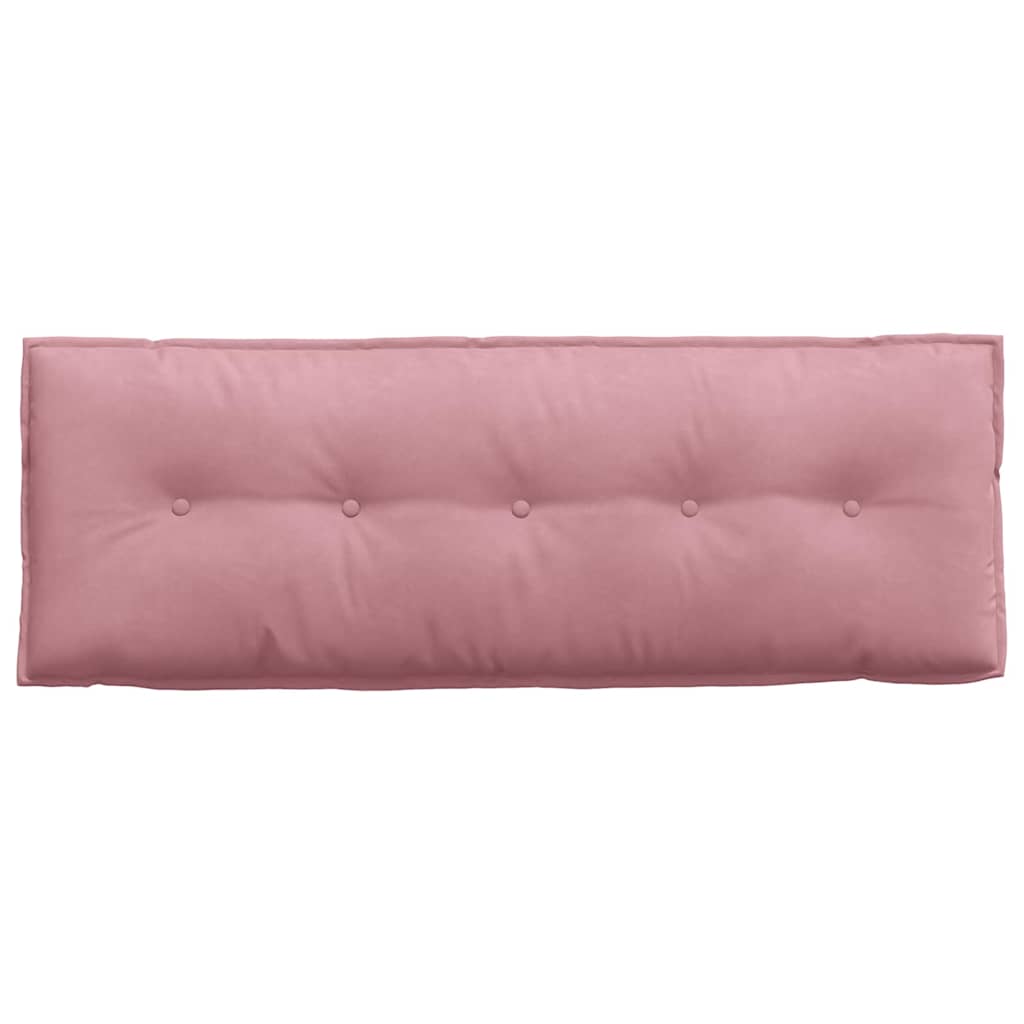 vidaXL Poduszka na plecy Różowy 140 x 50 cm Tkanina sztruksowa