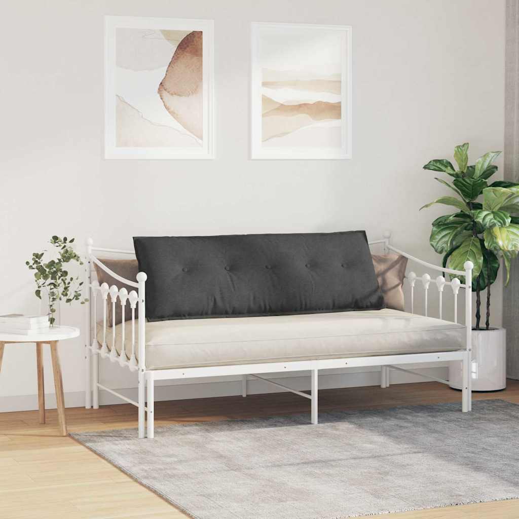 vidaXL Poduszka na plecy Ciemnoszary 140 x 50 cm Tkanina sztruksowa