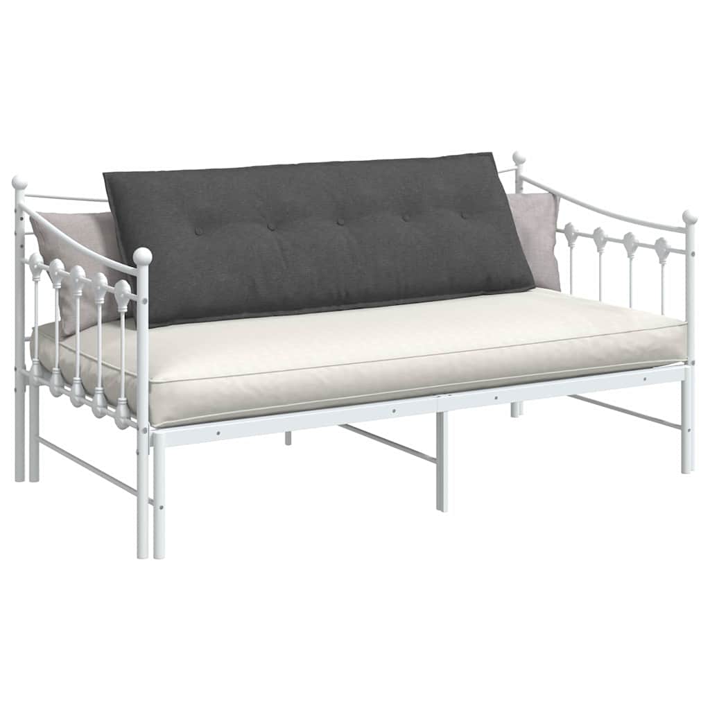 vidaXL Poduszka na plecy Ciemnoszary 140 x 50 cm Tkanina sztruksowa