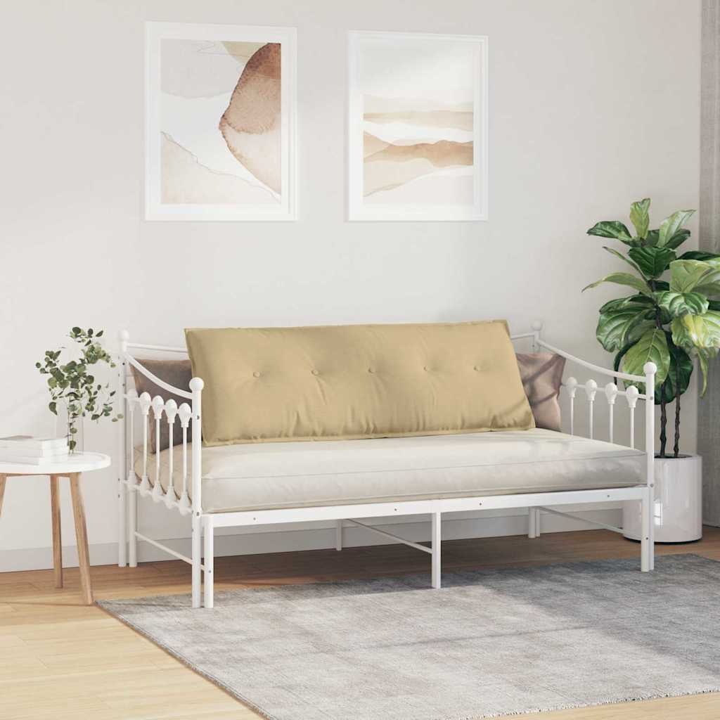 vidaXL Poduszka na plecy Szary zielony 140 x 50 cm Tkanina sztruksowa