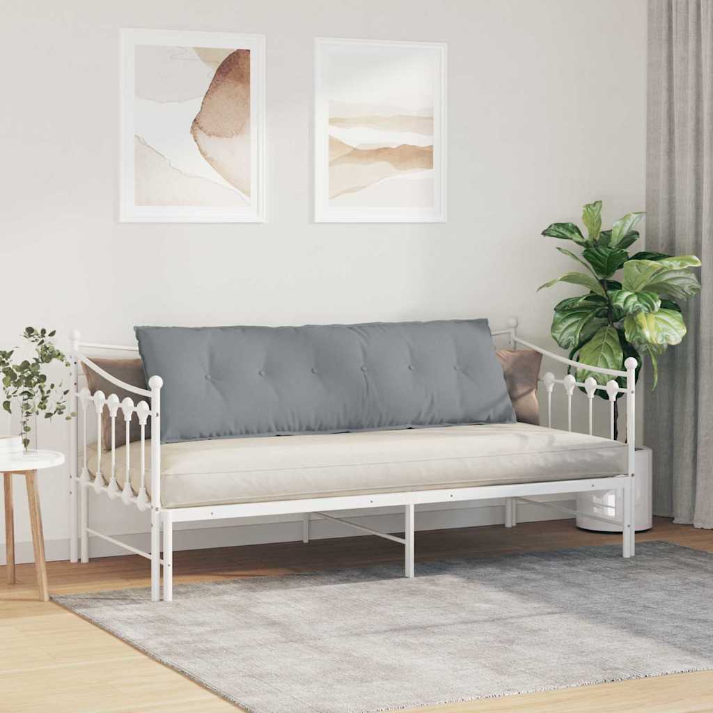 vidaXL Poduszka na plecy Jasnoszary 160 x 19 x 50 cm tkanina