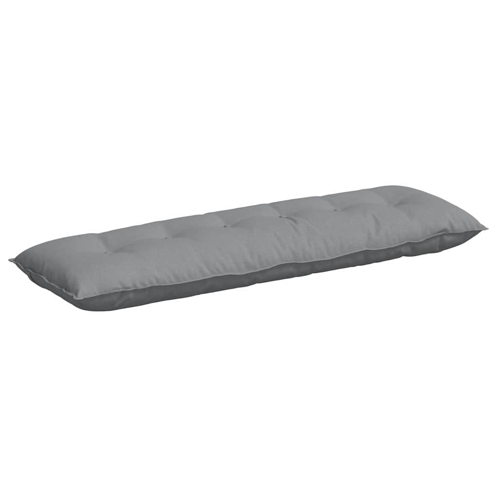 vidaXL Poduszka na plecy Jasnoszary 160 x 19 x 50 cm tkanina