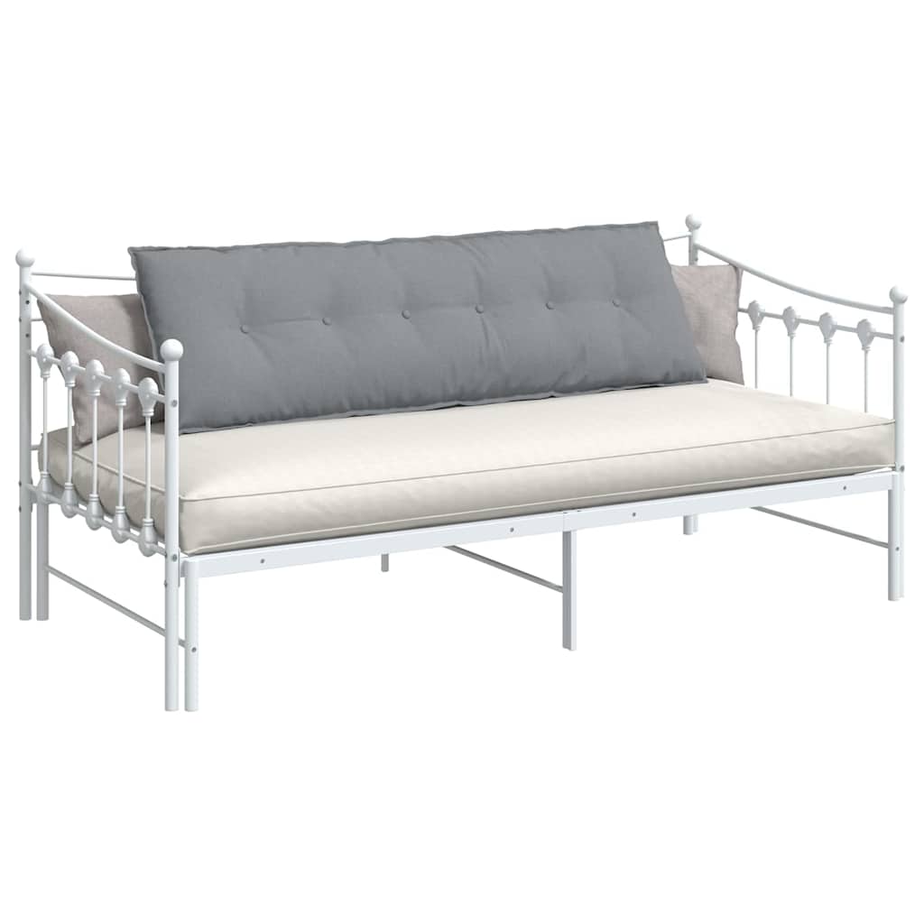 vidaXL Poduszka na plecy Jasnoszary 160 x 19 x 50 cm tkanina