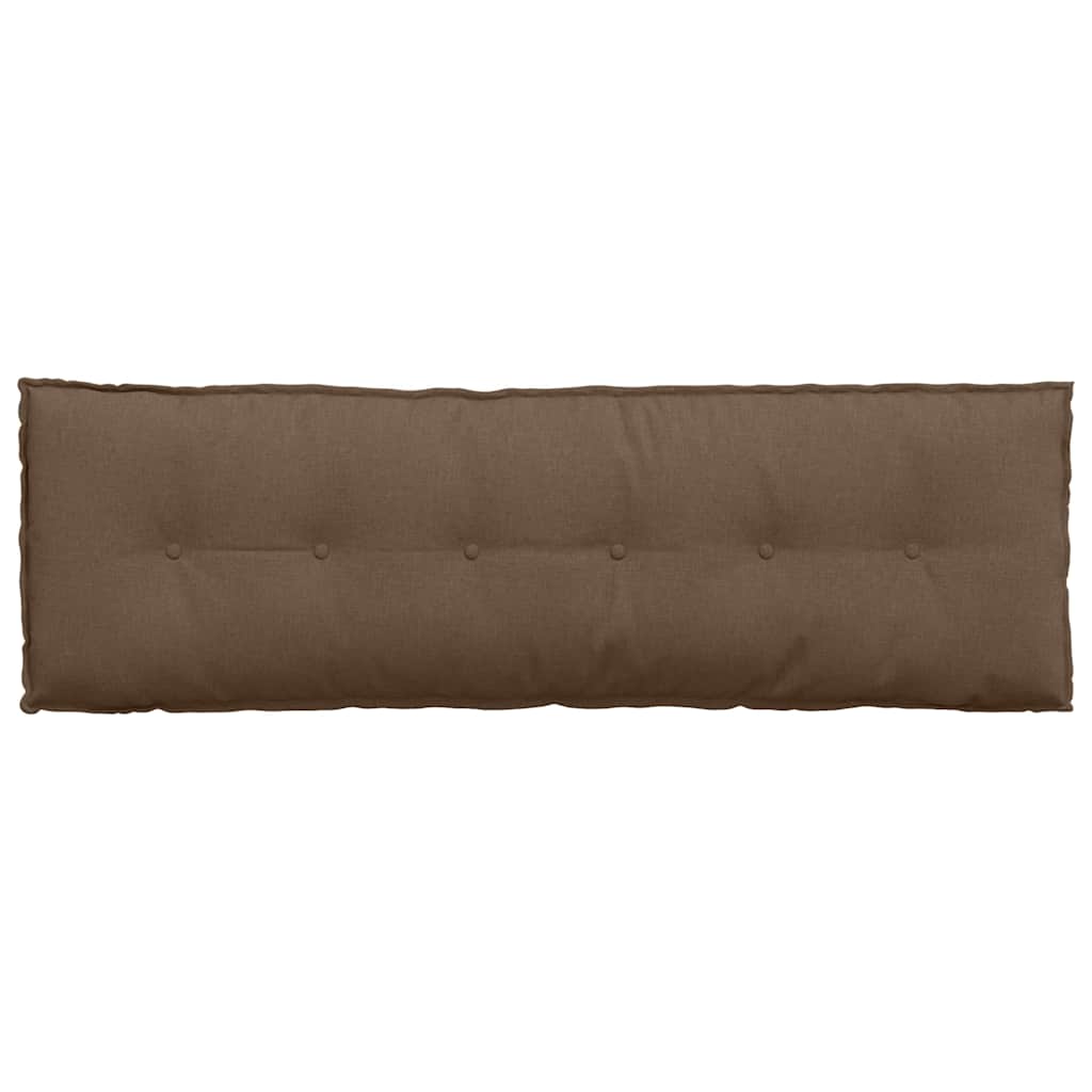 vidaXL Poduszka na plecy Brązowy 160 x 19 x 50 cm tkanina
