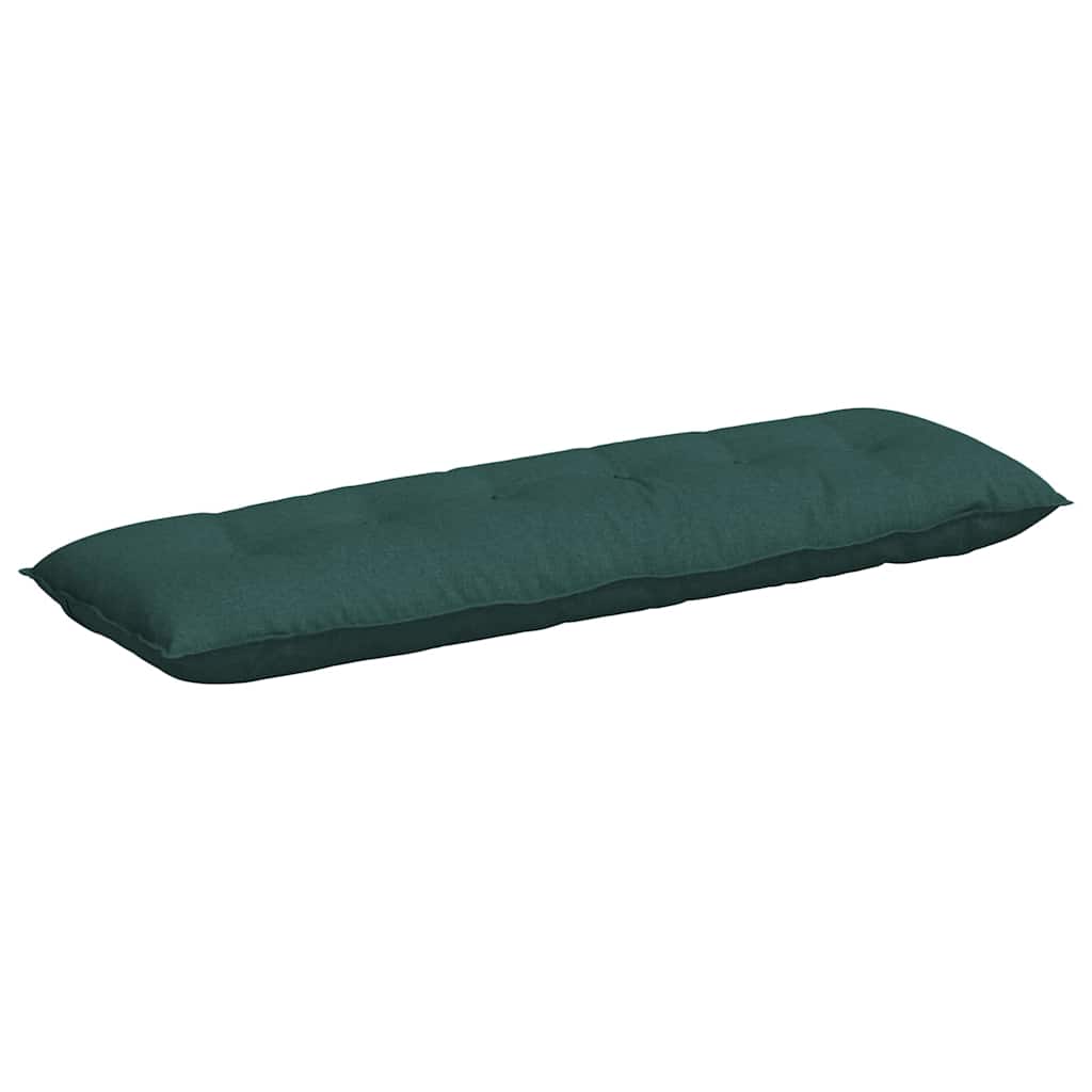vidaXL Poduszka na plecy Ciemna zieleń 160 x 19 x 50 cm tkanina