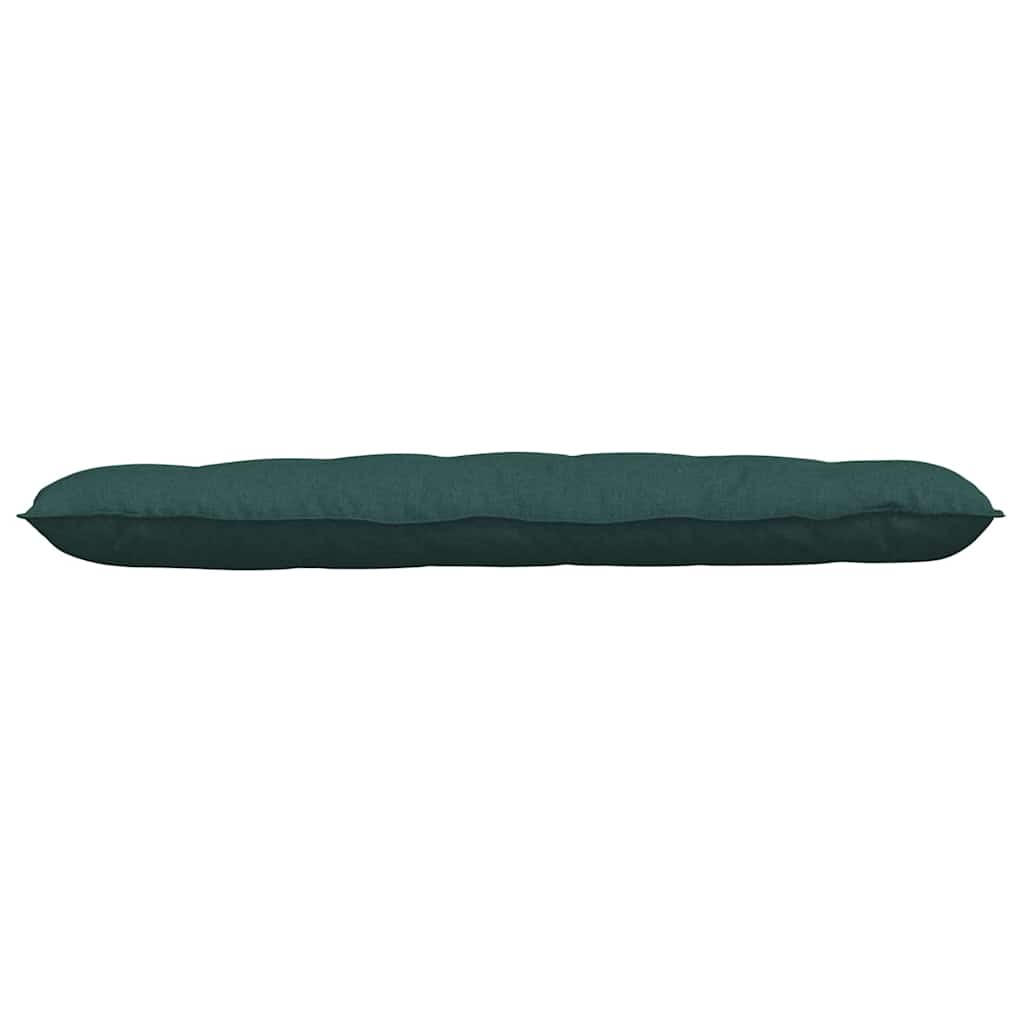 vidaXL Poduszka na plecy Ciemna zieleń 160 x 19 x 50 cm tkanina