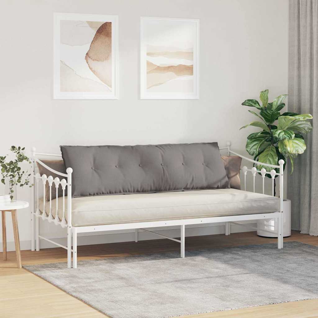 vidaXL Poduszka na plecy Ciemnoszary 160 x 19 x 50 cm tkanina