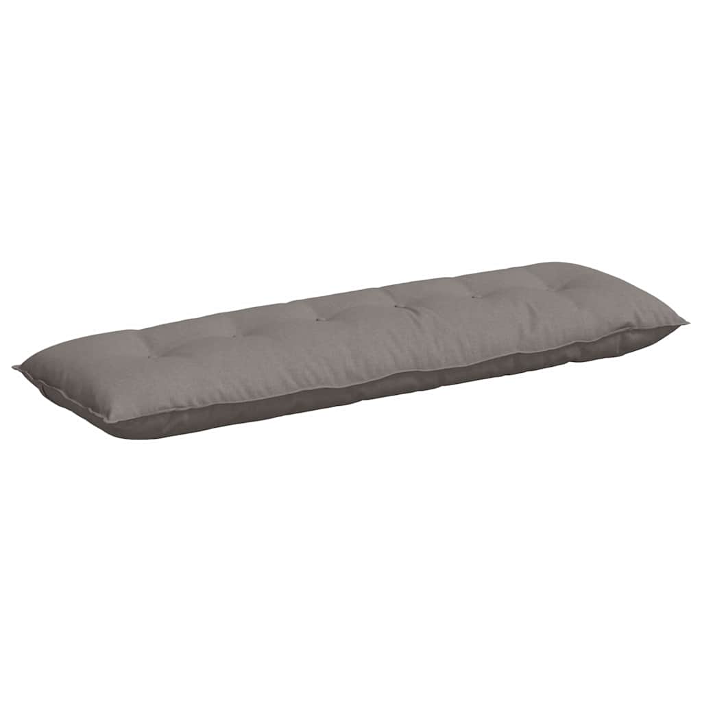 vidaXL Poduszka na plecy Ciemnoszary 160 x 19 x 50 cm tkanina