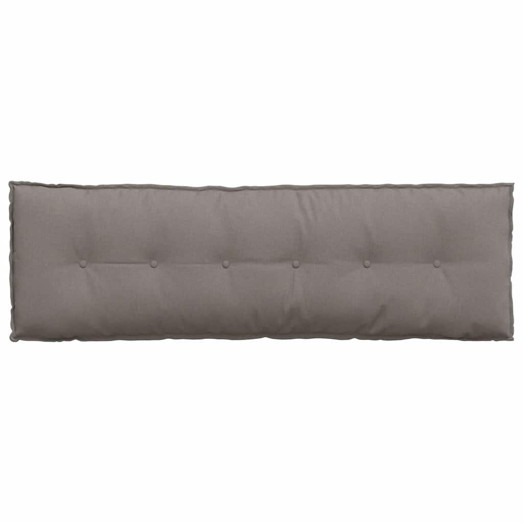 vidaXL Poduszka na plecy Ciemnoszary 160 x 19 x 50 cm tkanina