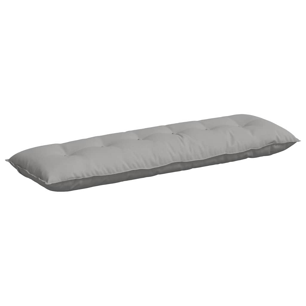 vidaXL Poduszka na plecy Szary chmur 160 x 19 x 50 cm tkanina