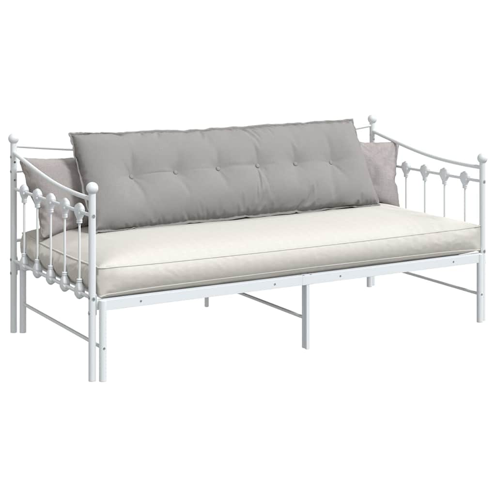 vidaXL Poduszka na plecy Szary chmur 160 x 19 x 50 cm tkanina