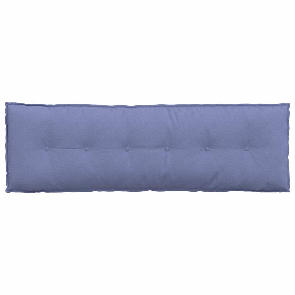 vidaXL Poduszka na plecy Niebieski dżins 160 x 19 x 50 cm tkanina