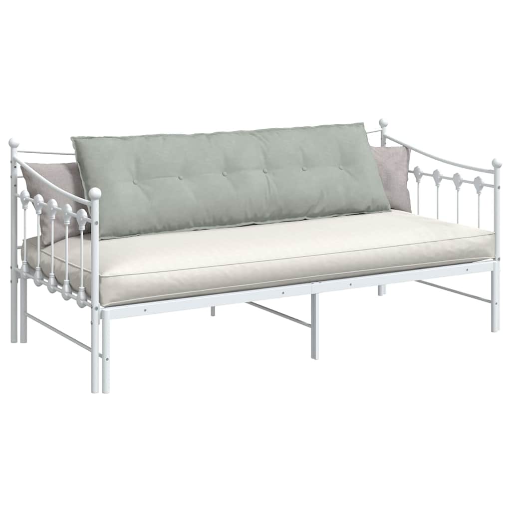 vidaXL Poduszka na plecy Jasnoszary 160 x 50 cm Tkanina sztruksowa