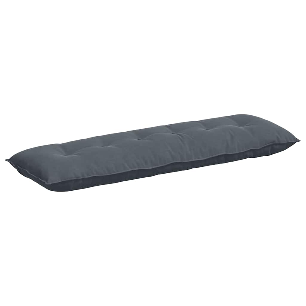 vidaXL Poduszka na plecy Ciemnoszary 160 x 50 cm Tkanina sztruksowa