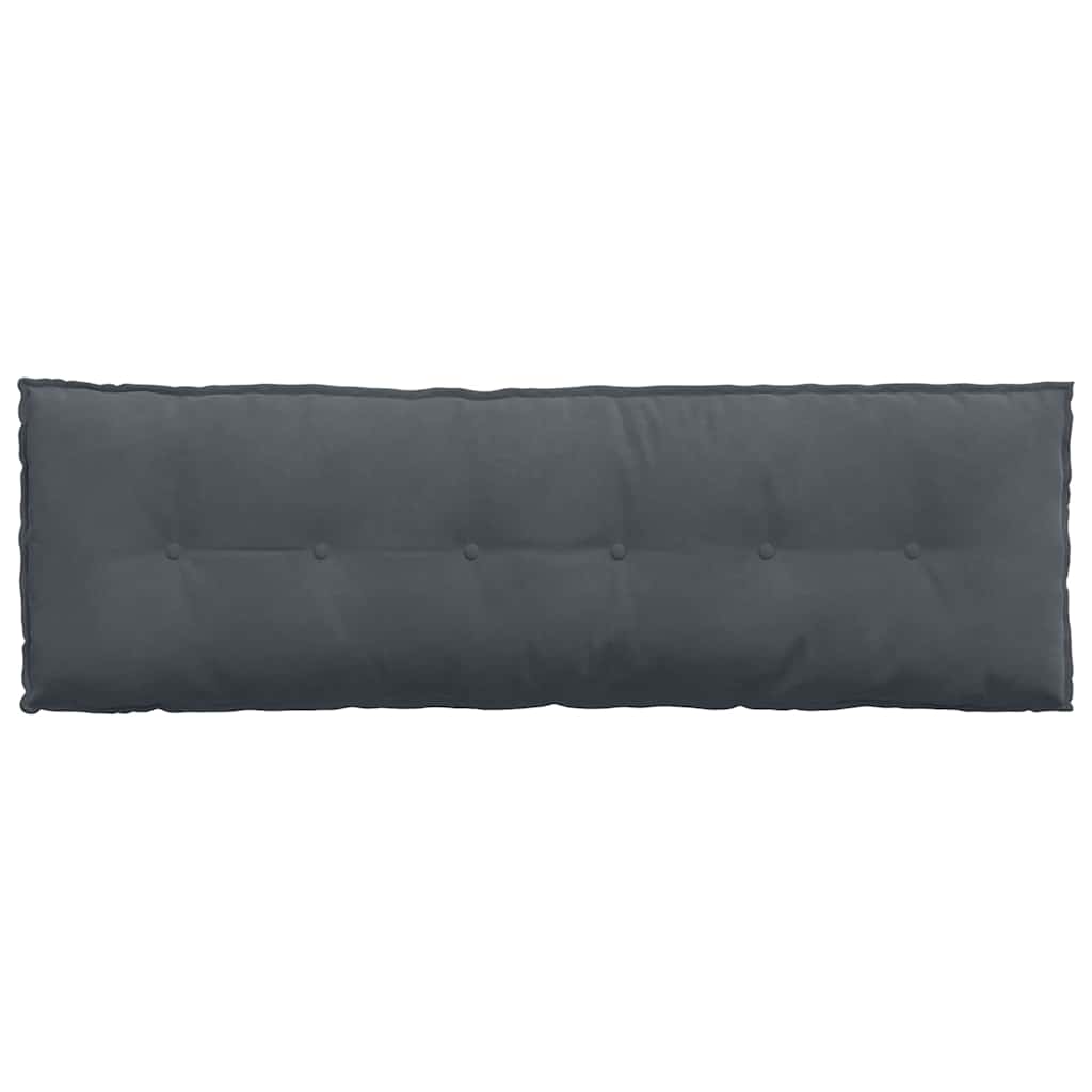 vidaXL Poduszka na plecy Ciemnoszary 160 x 50 cm Tkanina sztruksowa