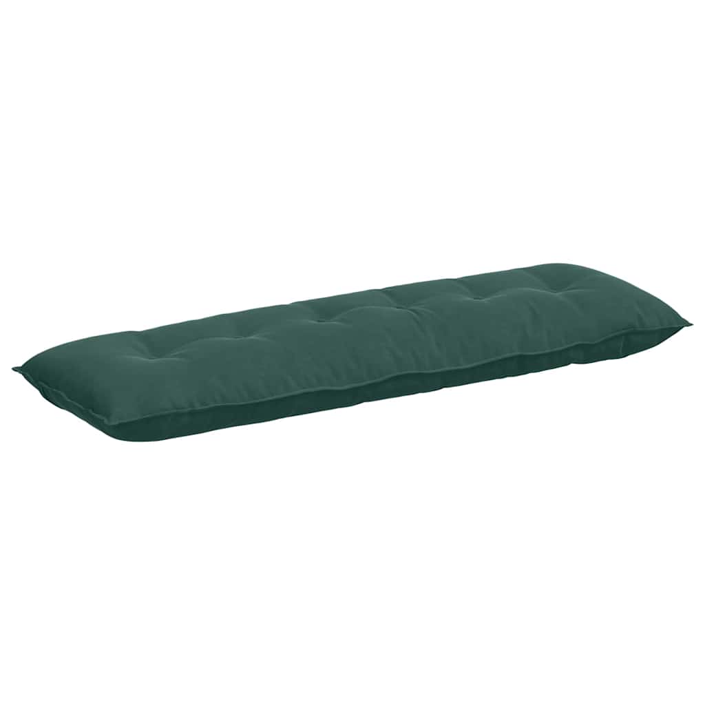 vidaXL Poduszka na plecy Ciemna zieleń 160 x 50 cm Tkanina sztruksowa