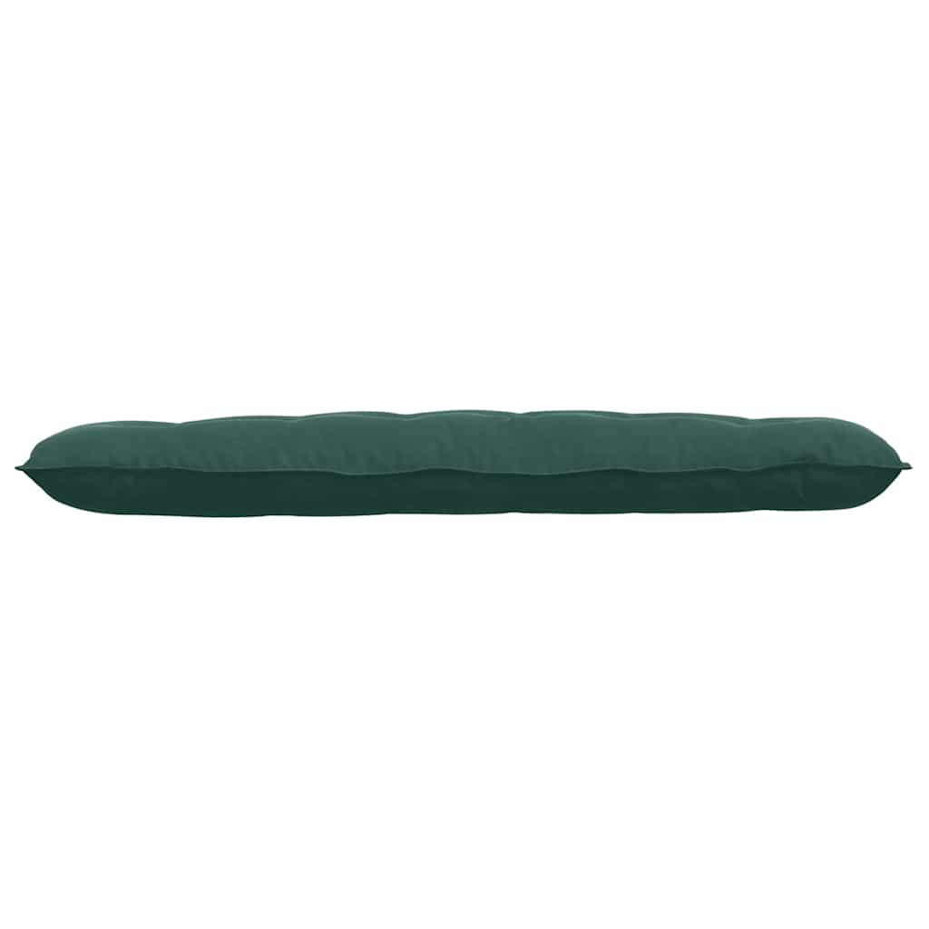 vidaXL Poduszka na plecy Ciemna zieleń 160 x 50 cm Tkanina sztruksowa