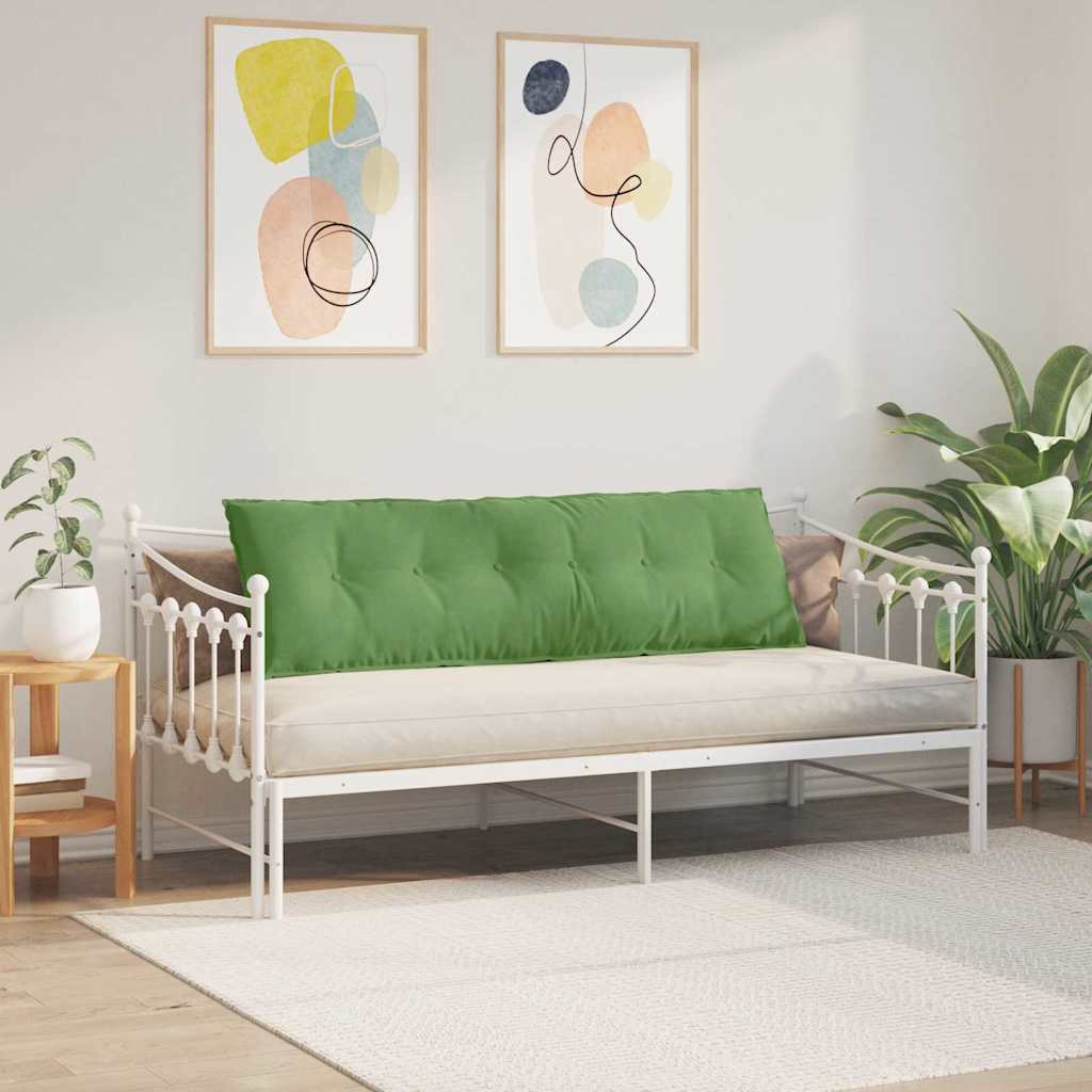 vidaXL Poduszka na plecy Jasnozielony 160 x 50 cm Tkanina sztruksowa