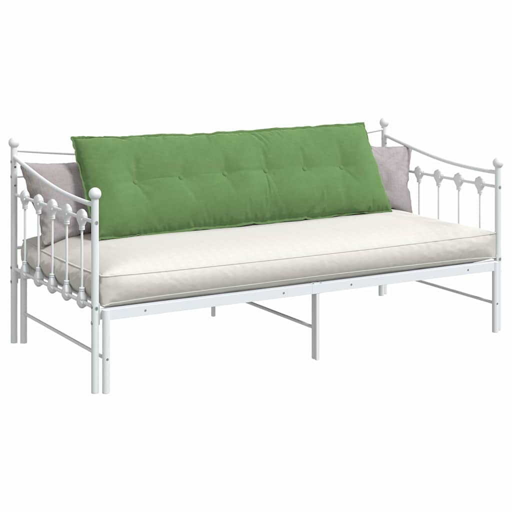 vidaXL Poduszka na plecy Jasnozielony 160 x 50 cm Tkanina sztruksowa