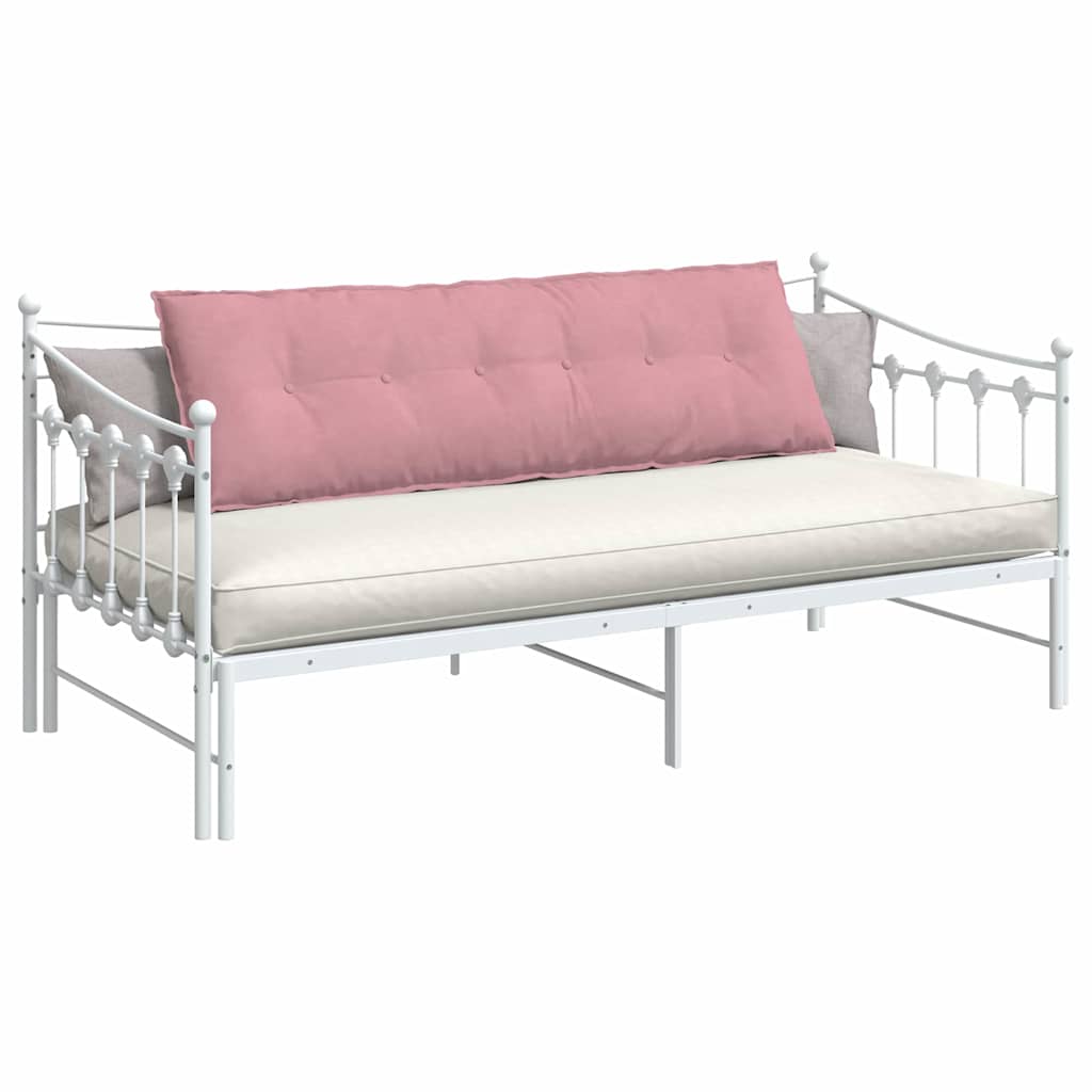 vidaXL Poduszka na plecy Różowy 160 x 50 cm Tkanina sztruksowa