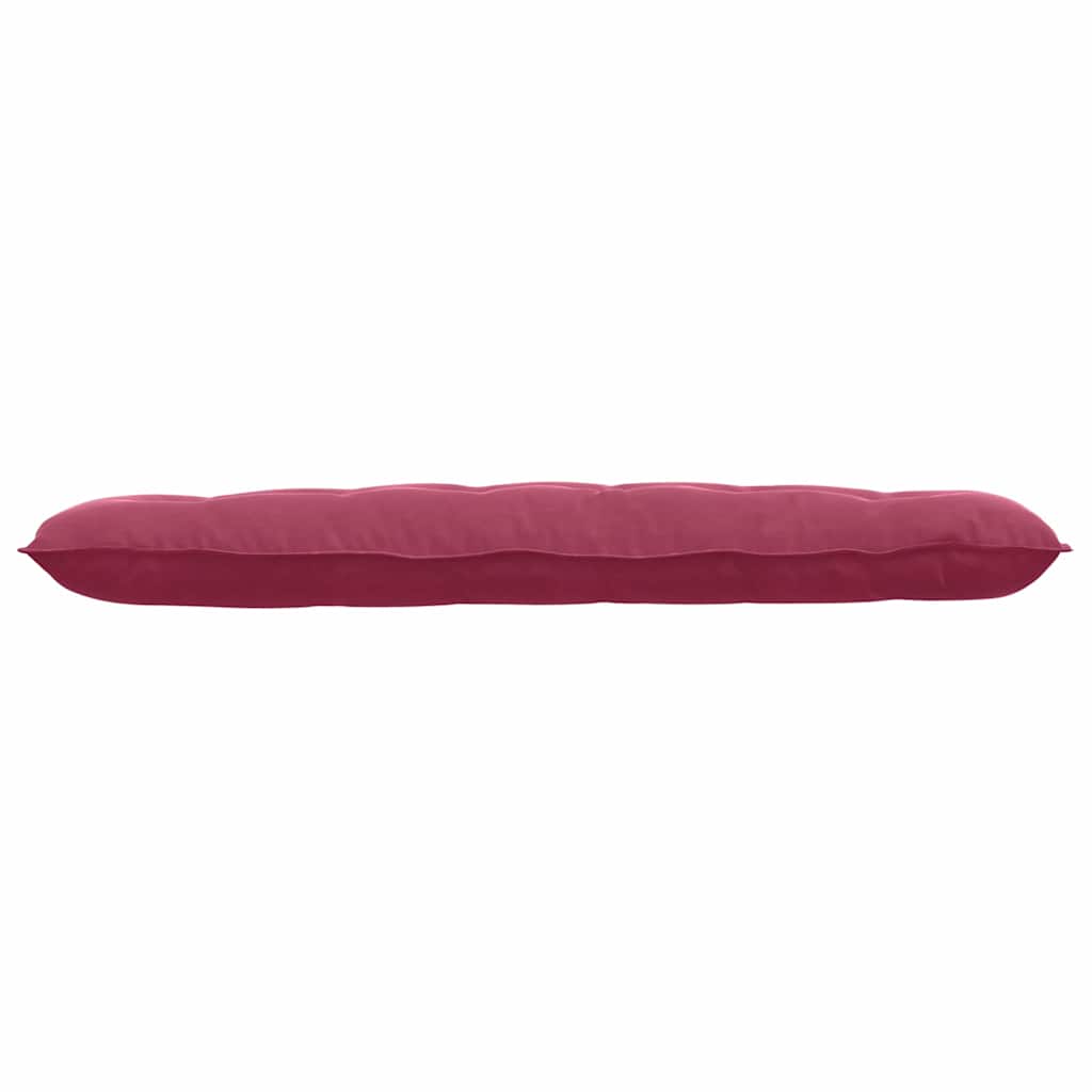 vidaXL Poduszka na plecy Czerwone wino 160 x 50 cm Tkanina sztruksowa