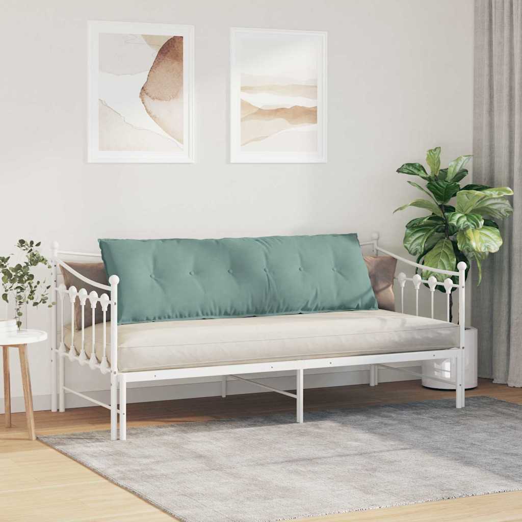vidaXL Poduszka na plecy Zielony morski 160 x 50 cm Tkanina sztruksowa