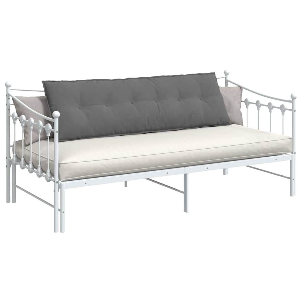 vidaXL Poduszka na plecy Ciemnoszary 160 x 50 cm Tkanina mikrofibrowa