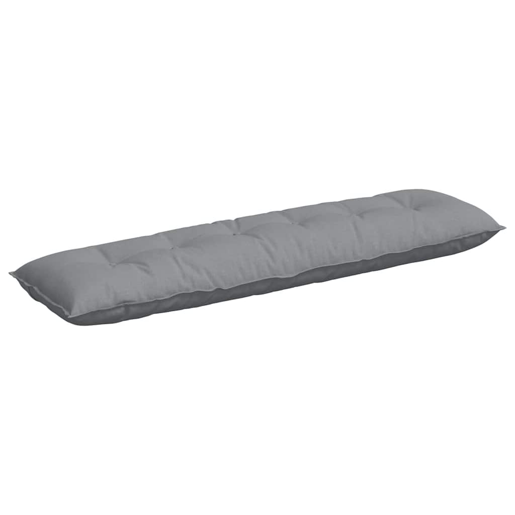 vidaXL Poduszka na plecy Jasnoszary 180 x 19 x 50 cm tkanina