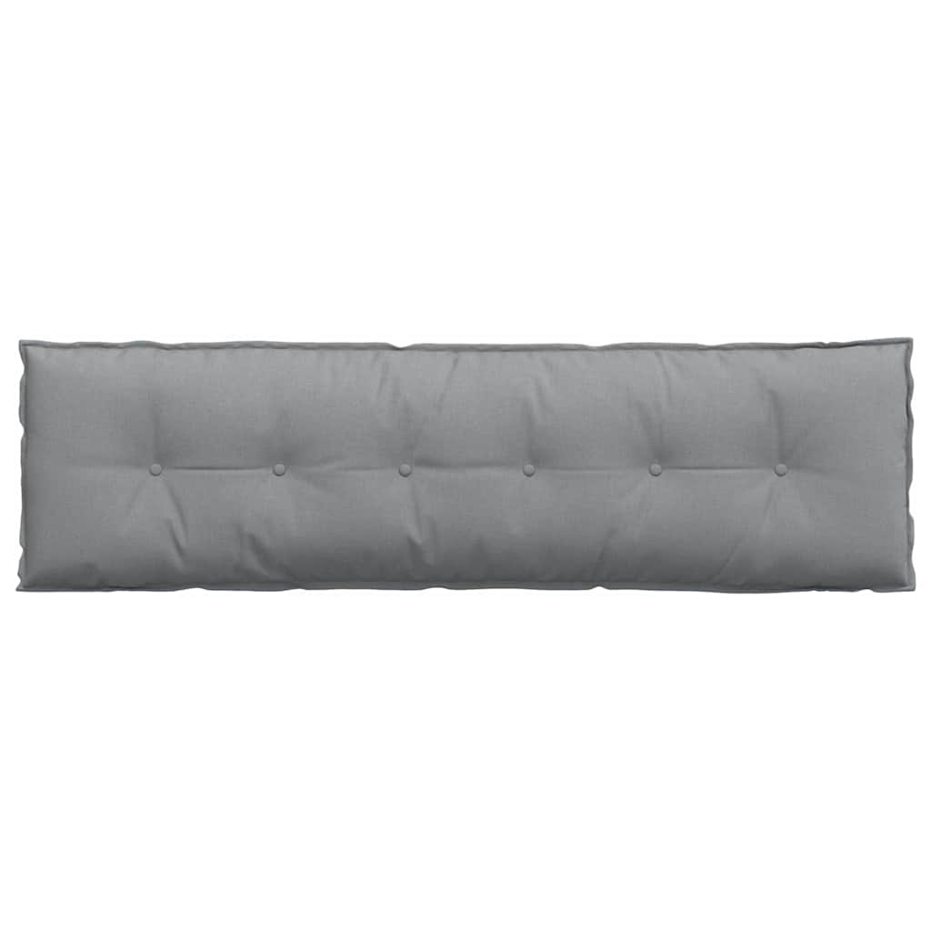 vidaXL Poduszka na plecy Jasnoszary 180 x 19 x 50 cm tkanina