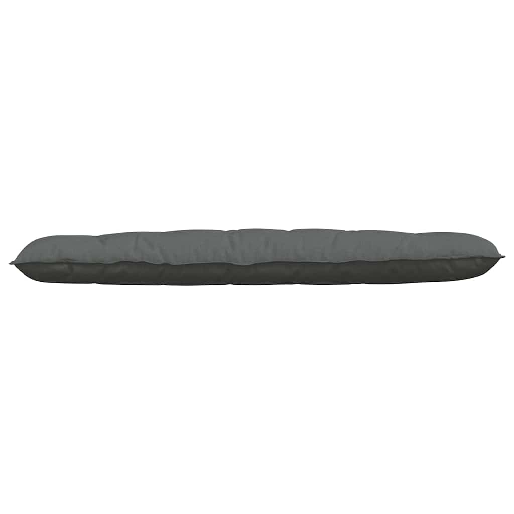 vidaXL Poduszka na plecy Ciemnoszary 180 x 19 x 50 cm tkanina