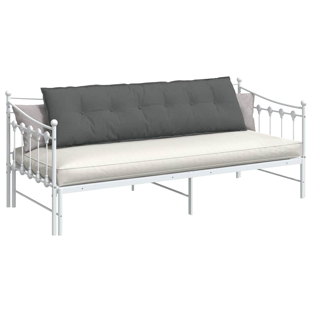 vidaXL Poduszka na plecy Ciemnoszary 180 x 19 x 50 cm tkanina
