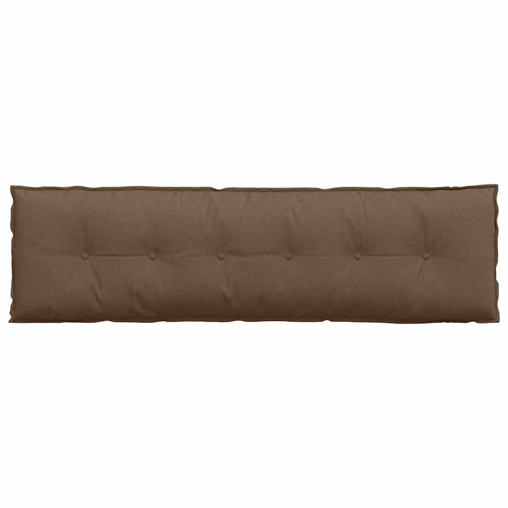 vidaXL Poduszka na plecy Brązowy 180 x 19 x 50 cm tkanina