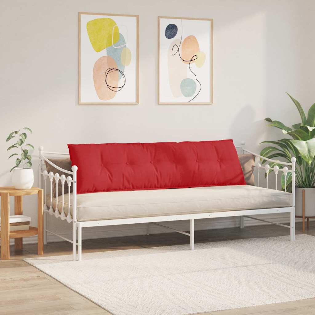 vidaXL Poduszka na plecy Czerwony 180 x 19 x 50 cm tkanina