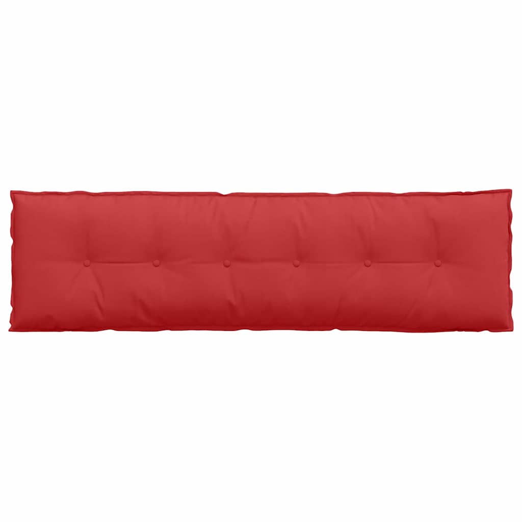vidaXL Poduszka na plecy Czerwony 180 x 19 x 50 cm tkanina