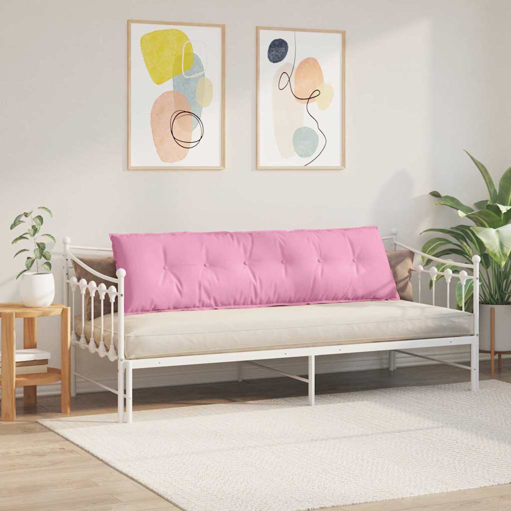 vidaXL Poduszka na plecy Różowy 180 x 19 x 50 cm tkanina